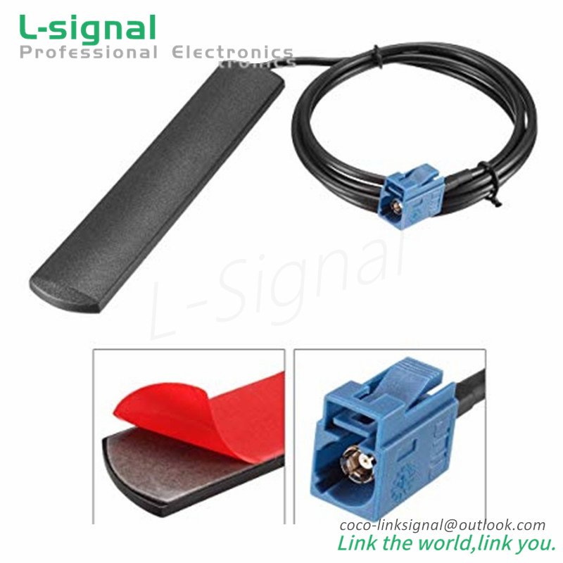3G GSM GPRS WCDMA FAKRA-C Female Patch Antenna Adhesive Mount 5dBi